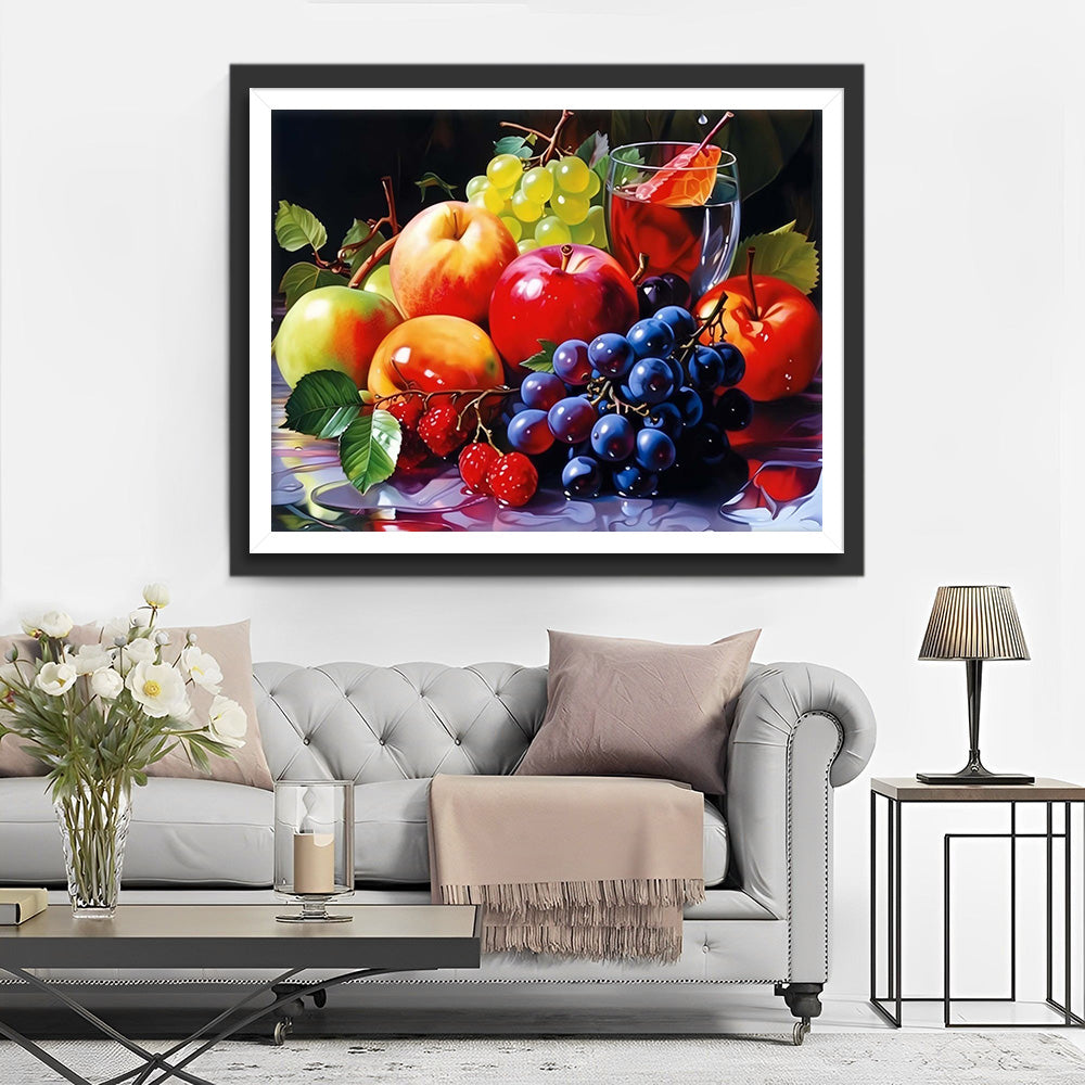 Appels en Druiven Diamond Painting