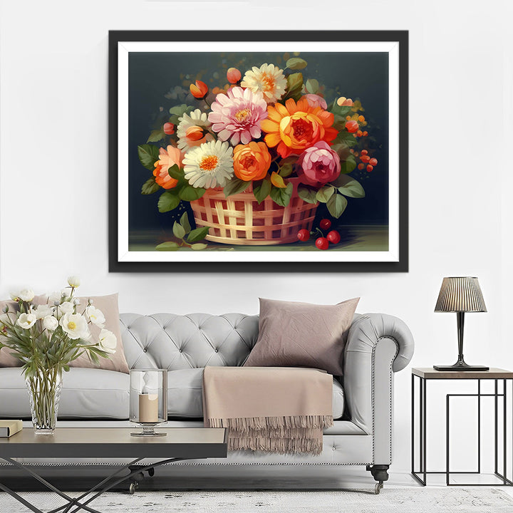 Chrysant in Mand Diamond Painting