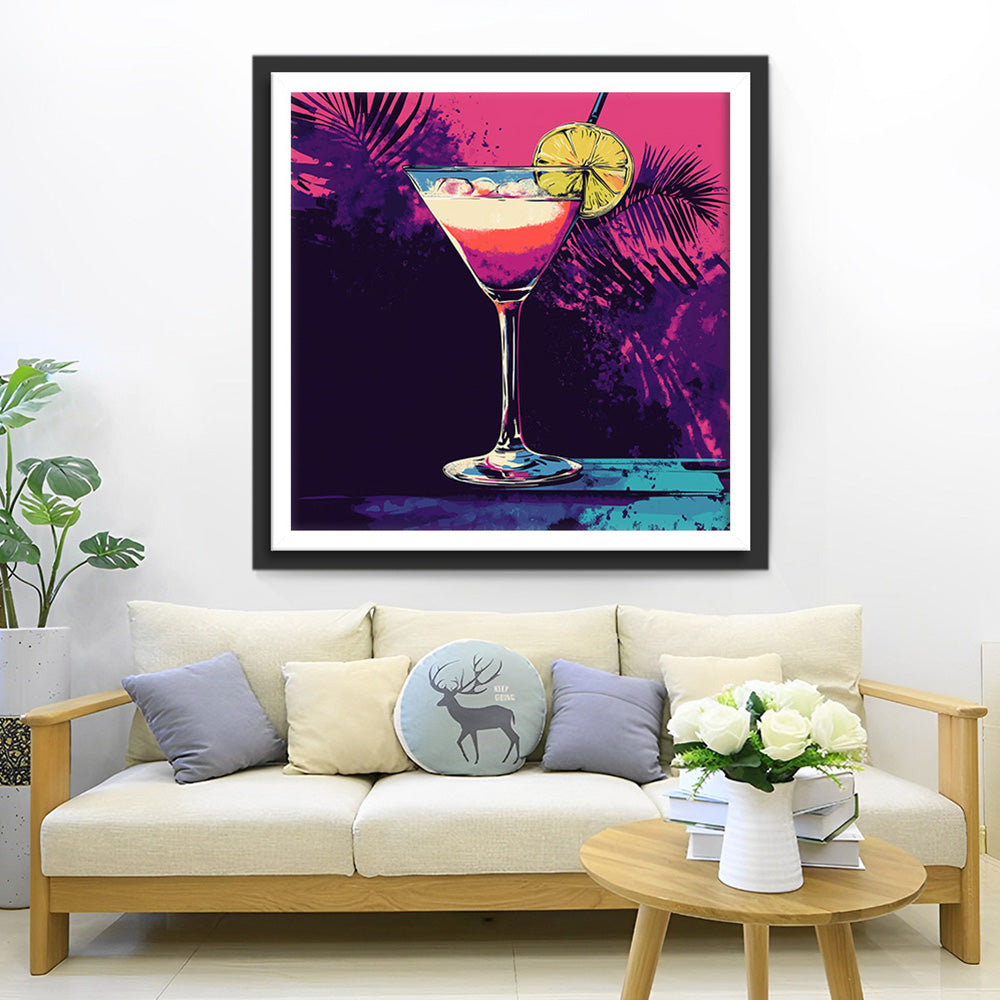 Citroensap Cocktail Diamond Painting