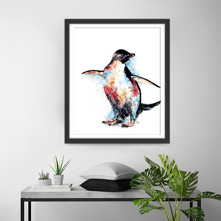Dansende Pinguïn Diamond Painting