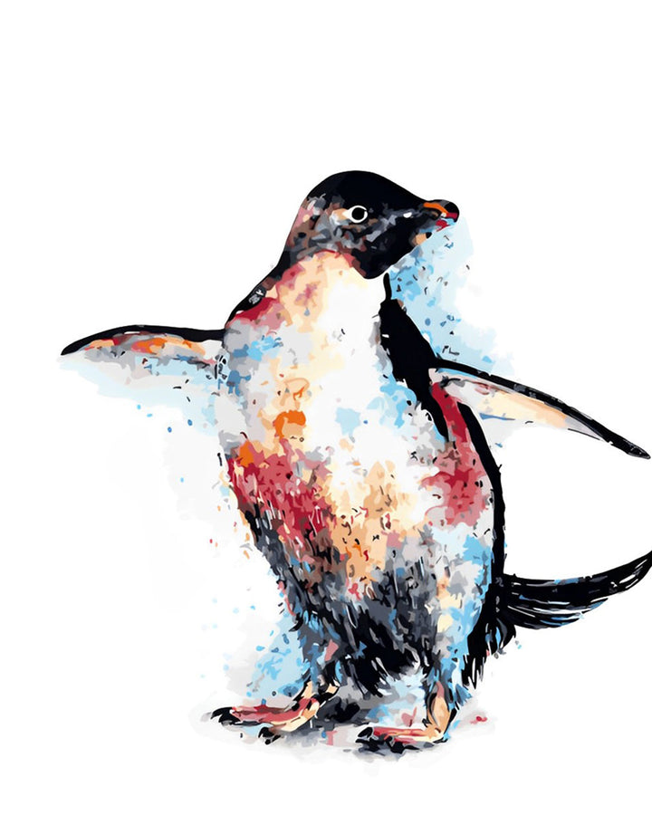 Dansende Pinguïn Diamond Painting