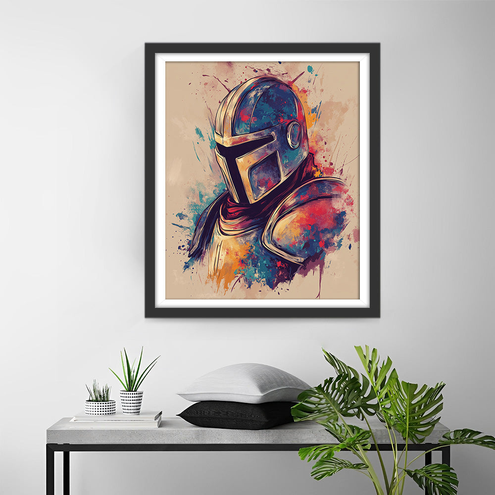 De Coole Space Warrior Diamond Painting