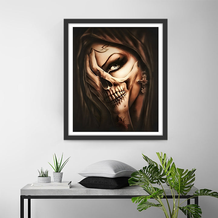 De Klauwen Van de Skelet-Schoonheid Diamond Painting