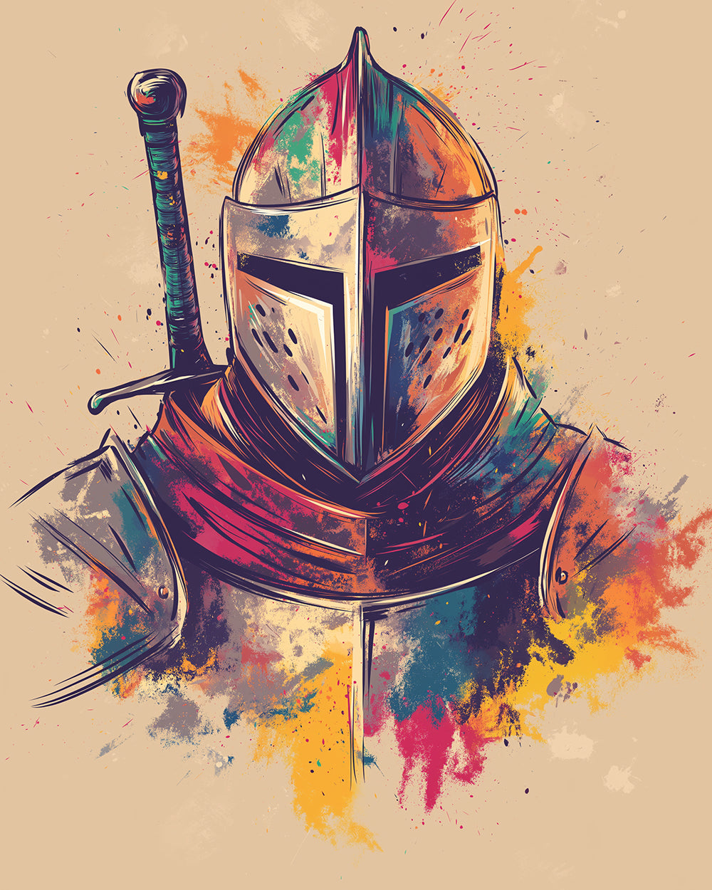 De Machtige Space Warrior Diamond Painting