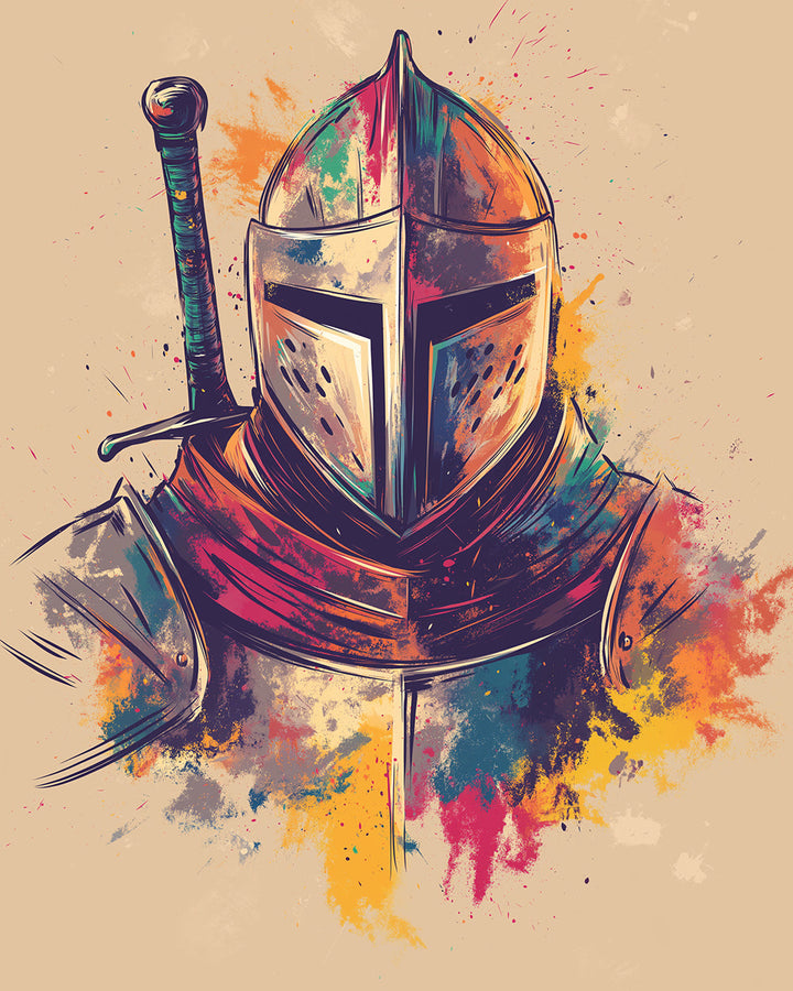 De Machtige Space Warrior Diamond Painting