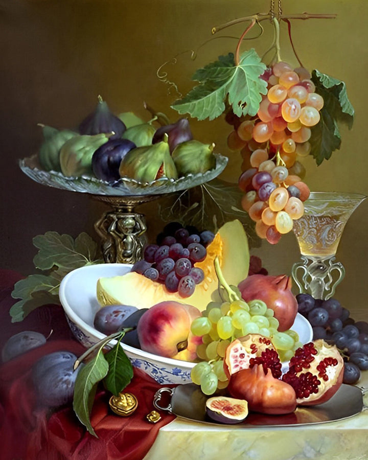 Druiven en Vijgen Diamond Painting