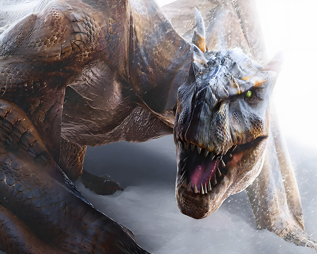 Een Grote en Woeste Dinosaurus Diamond Painting