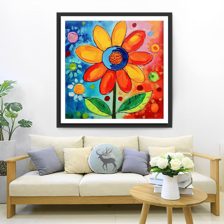 Een Klein Schattig Bloemetje Diamond Painting