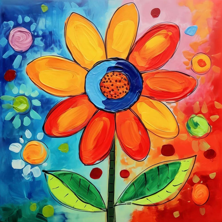 Een Klein Schattig Bloemetje Diamond Painting