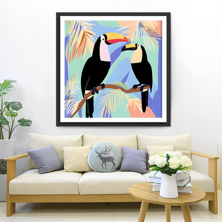 Een Paar Toekans Diamond Painting