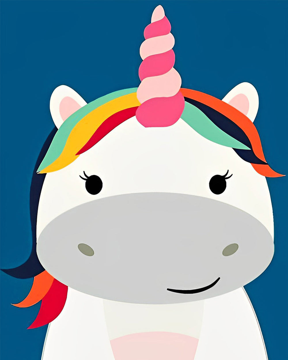Eenvoudige Cartoon Eenhoorn Diamond Painting