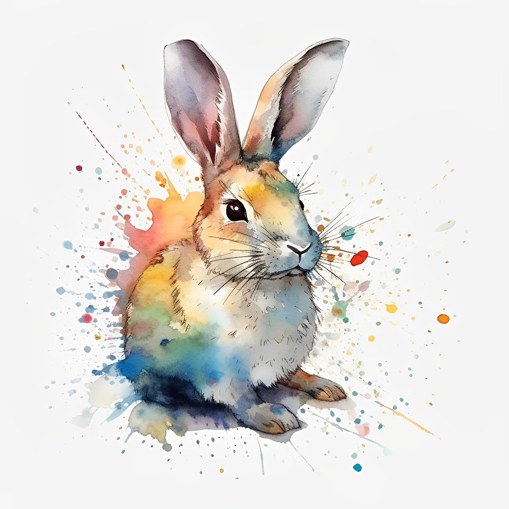 Eenzaam Klein Konijn Diamond Painting