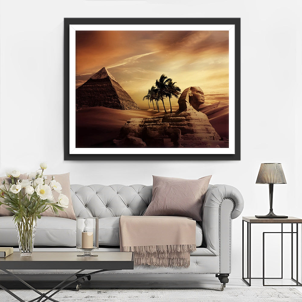 Egyptische Piramides Diamond Painting