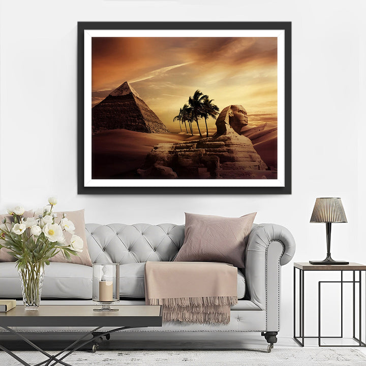 Egyptische Piramides Diamond Painting