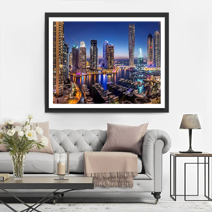 Gebouwen in Dubai Diamond Painting