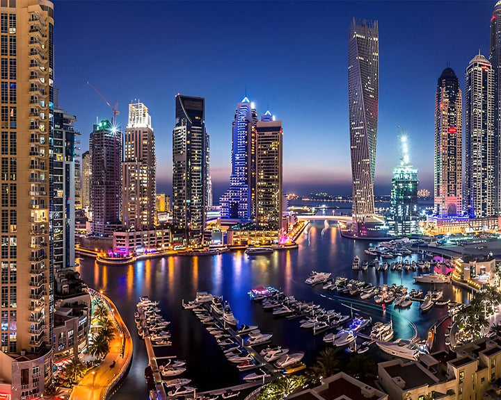 Gebouwen in Dubai Diamond Painting