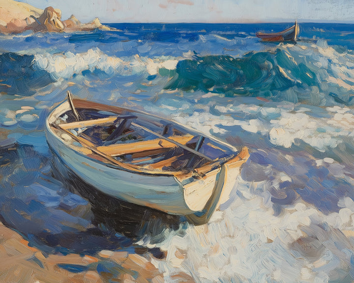 Gestrand Schip Diamond Painting