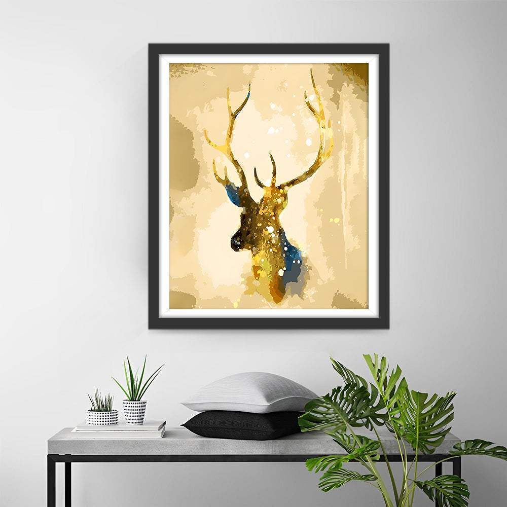 Gouden Hert Diamond Painting