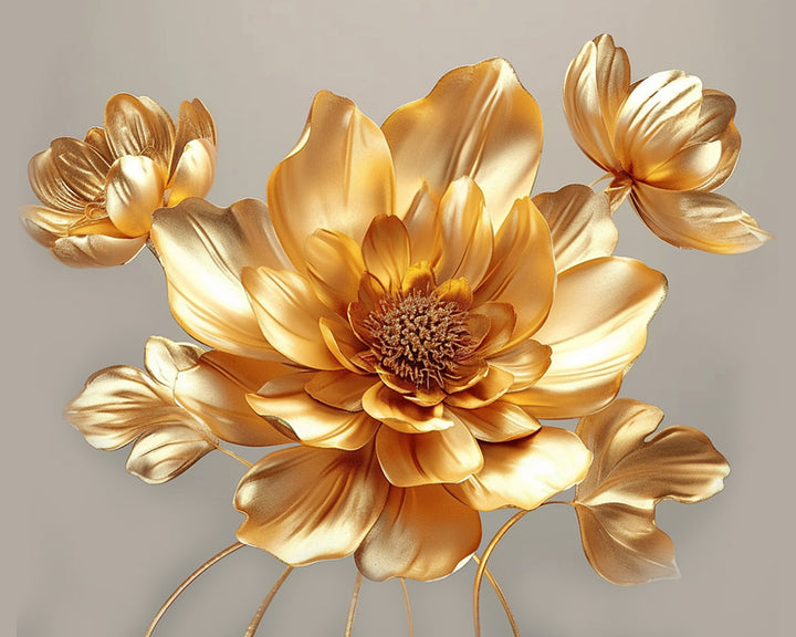 Gouden Lotus Diamond Painting