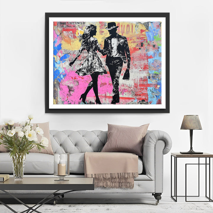 Graffiti van Stelletje Diamond Painting