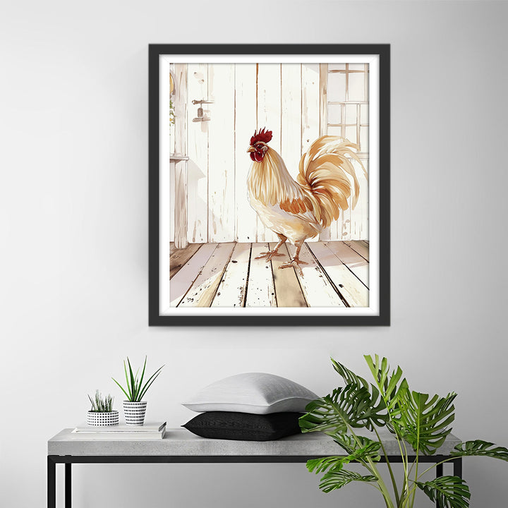 Haan in het Huis Diamond Painting