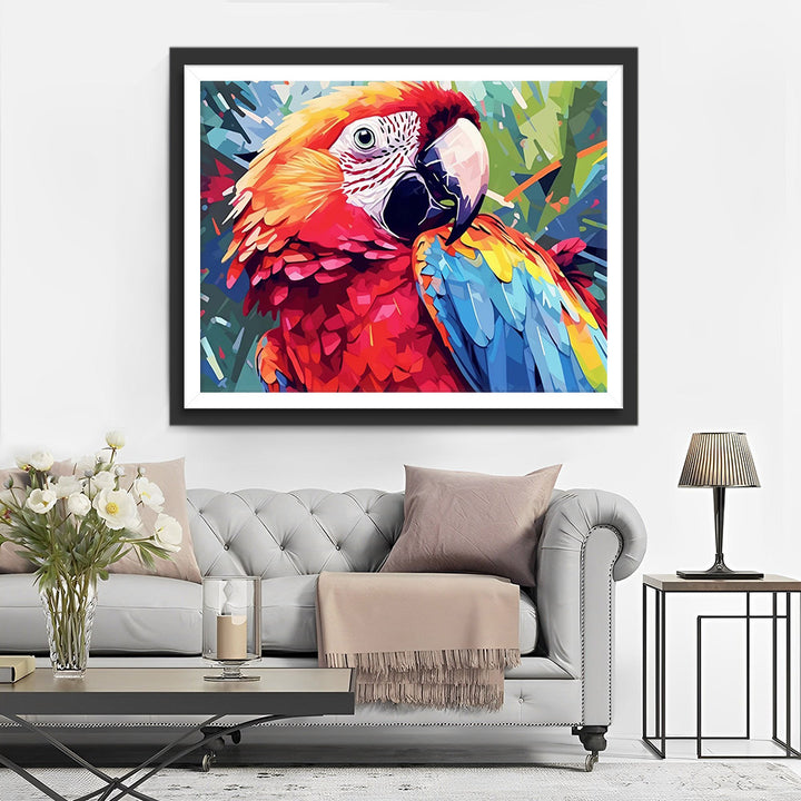 Helder Papegaai Diamond Painting