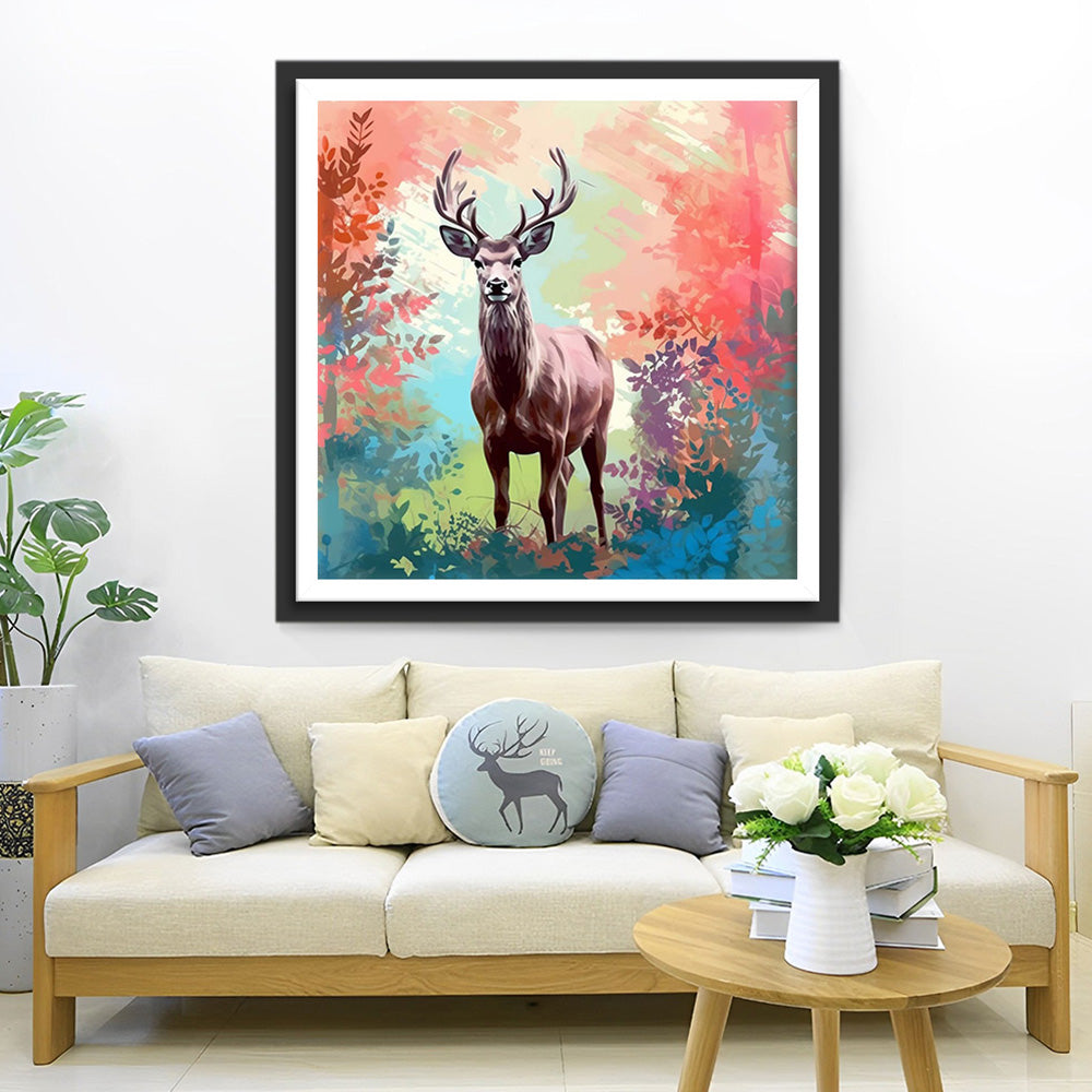 Hert in Mangrove Diamond Painting
