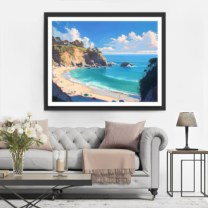 Heuvel bij de Zee Diamond Painting