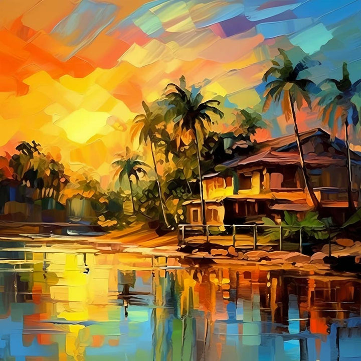 Huisje Diamond Painting