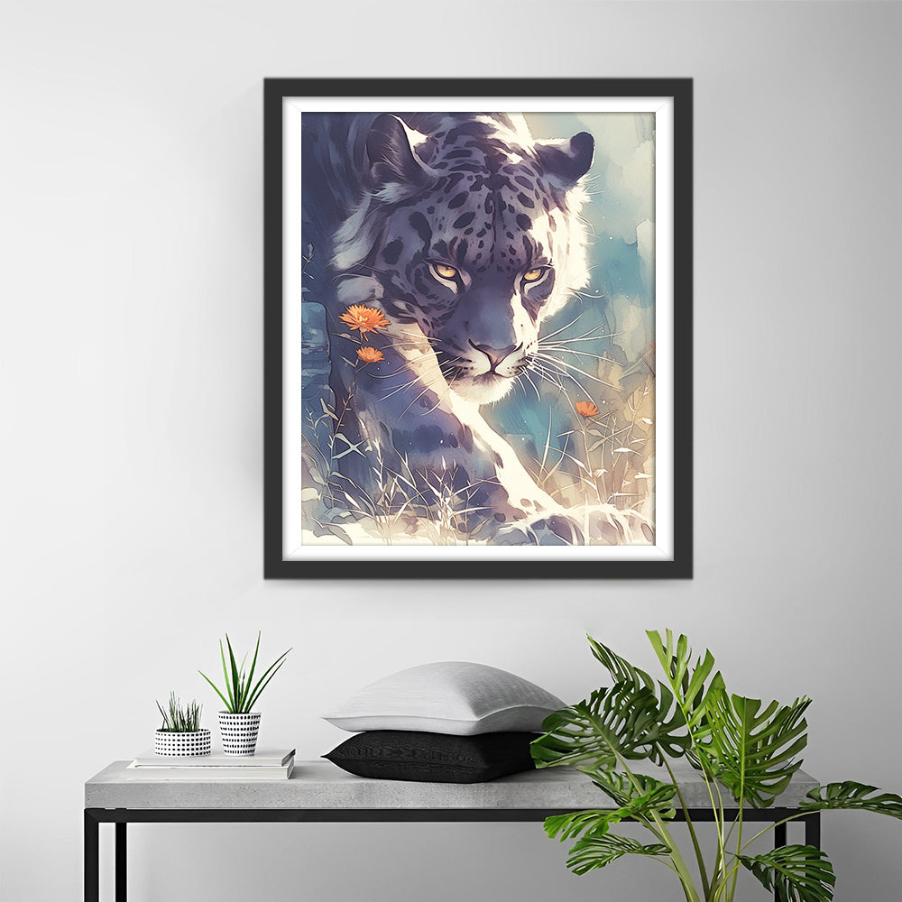 Jachtende Tijger Diamond Painting