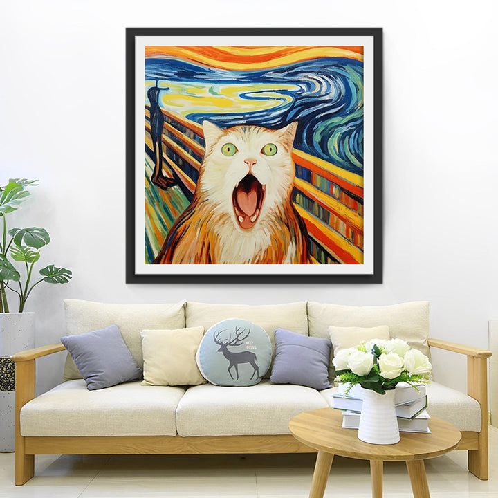 Kat Schreeuw Diamond Painting