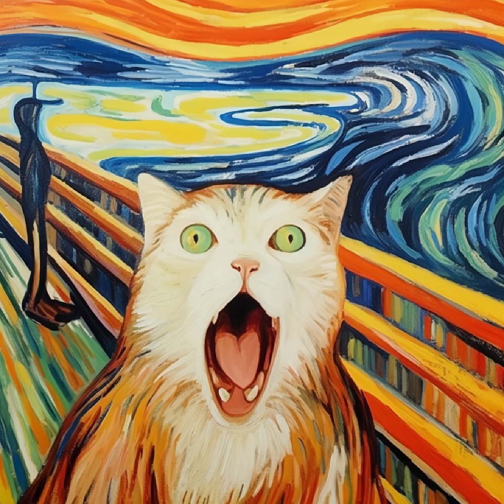 Kat Schreeuw Diamond Painting