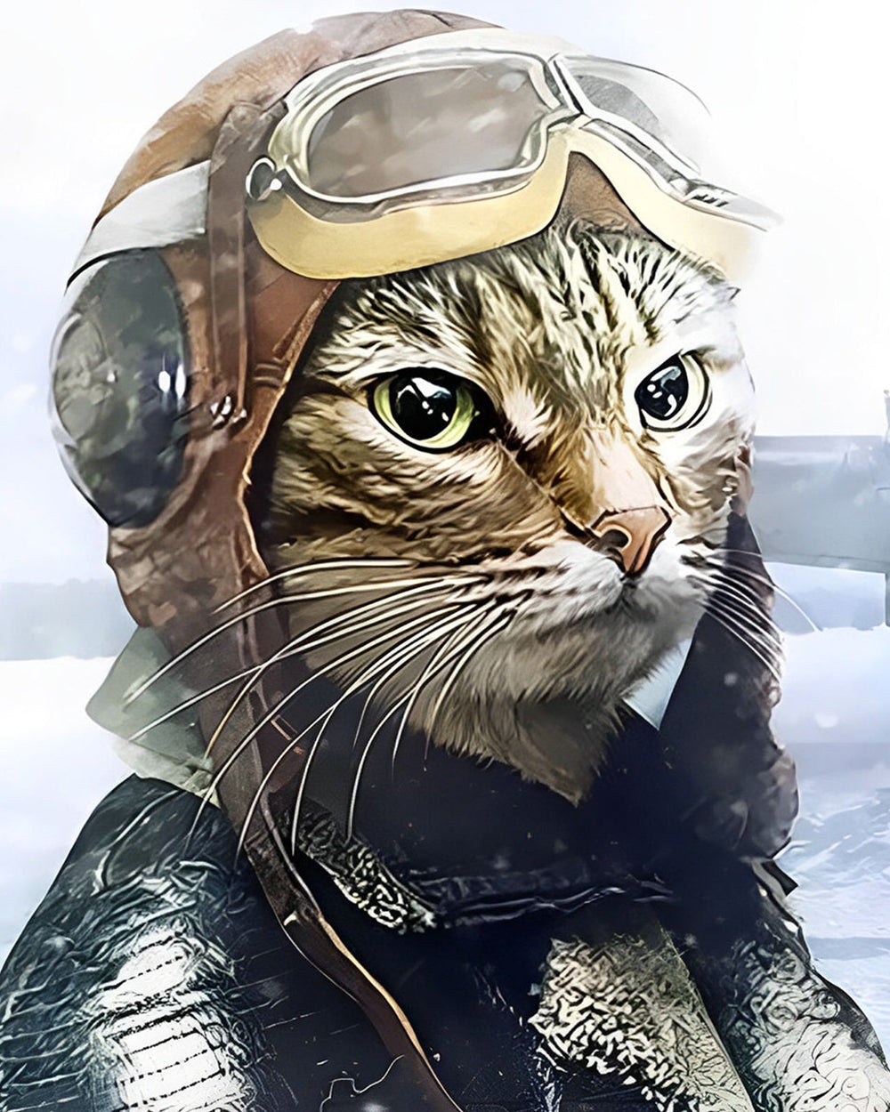 Katten Soldaat Diamond Painting