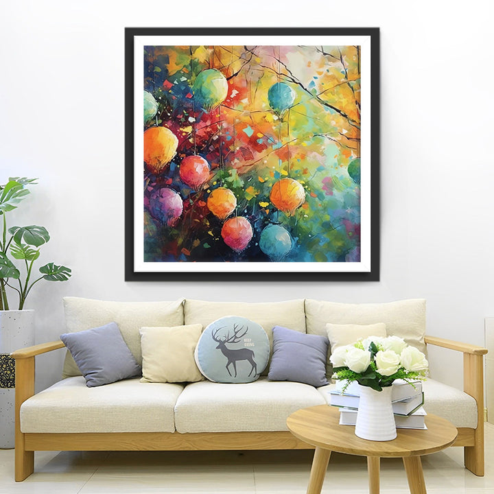 Kerstballen Diamond Painting