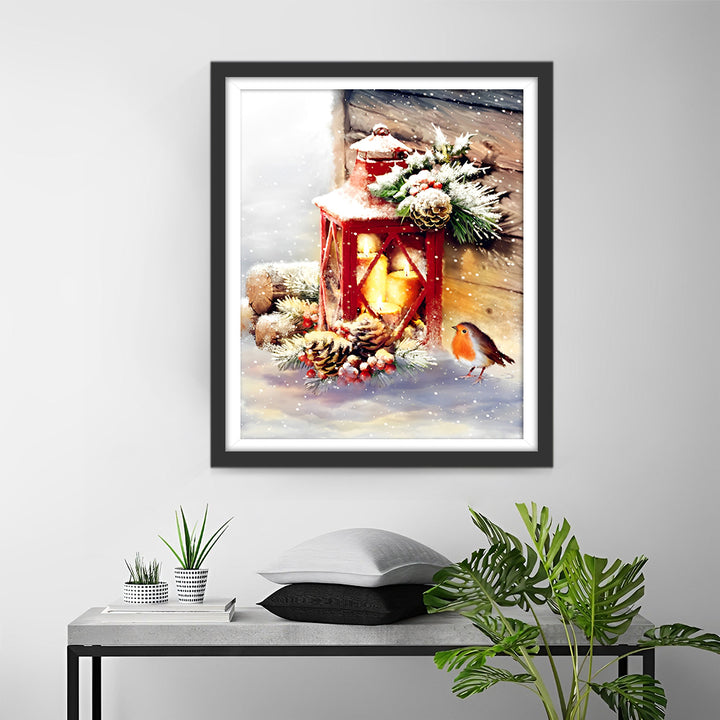 Kerstmus Diamond Painting