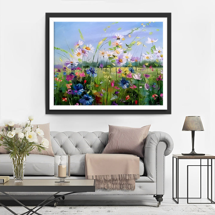 Kleine Wilde Bloemen Diamond Painting