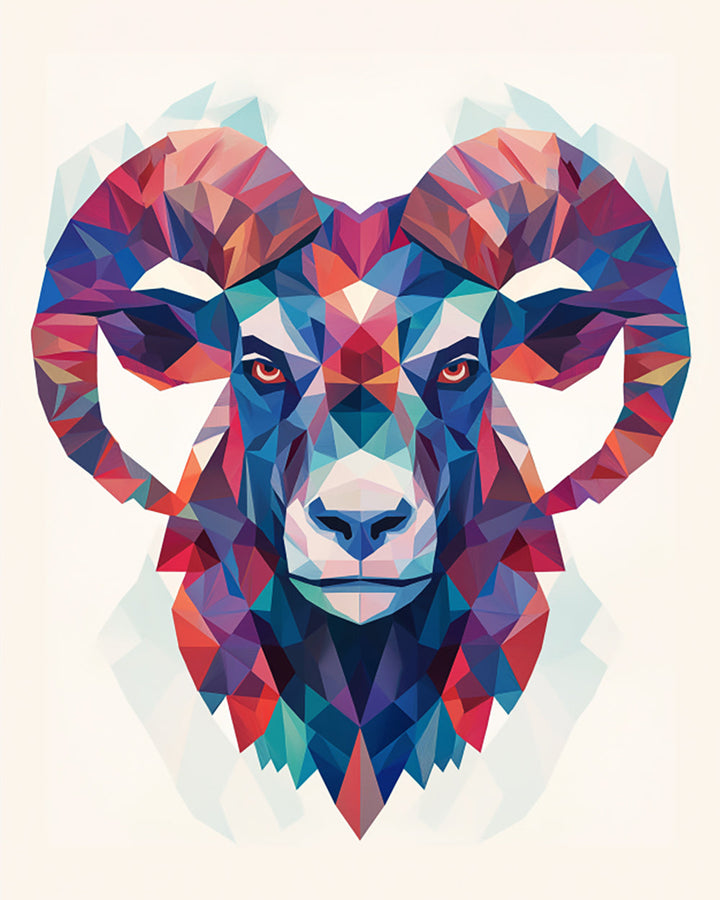 Kleurig Antilope Totem Diamond Painting