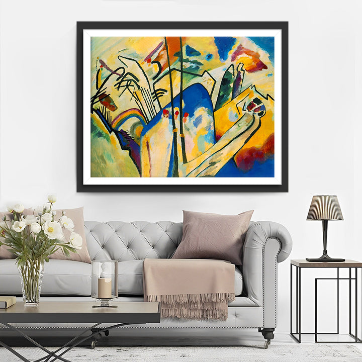 Kleurrijke Abstracte Kunst Diamond Painting