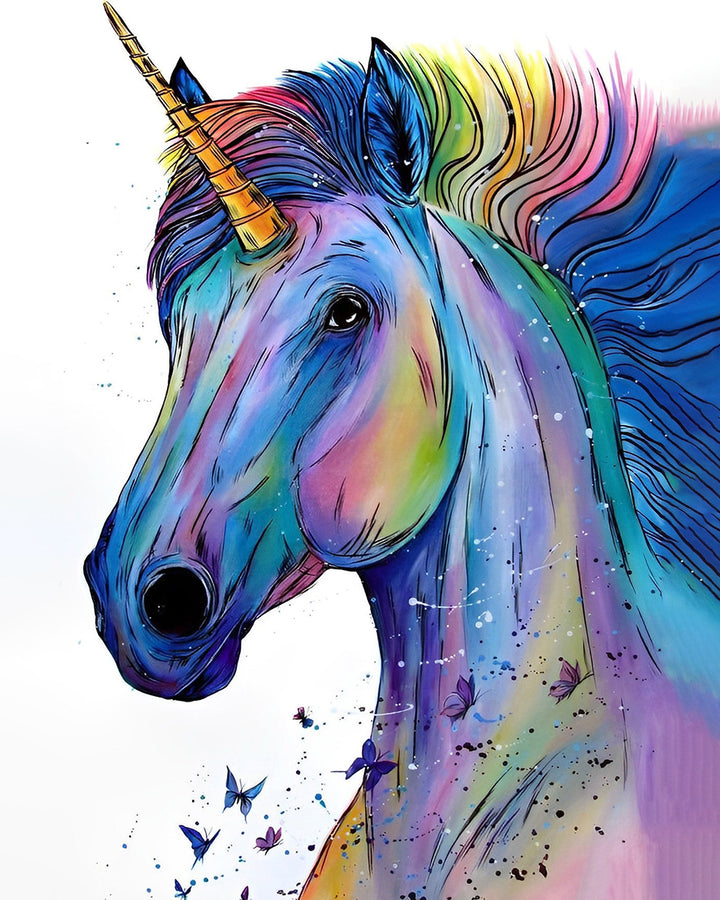 Kleurrijke Eenhoorn Diamond Painting