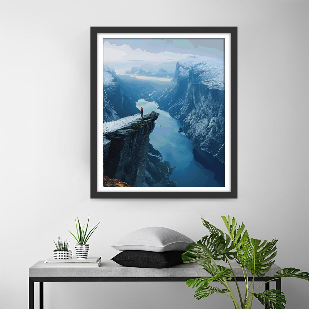 Klif en Vallei Diamond Painting