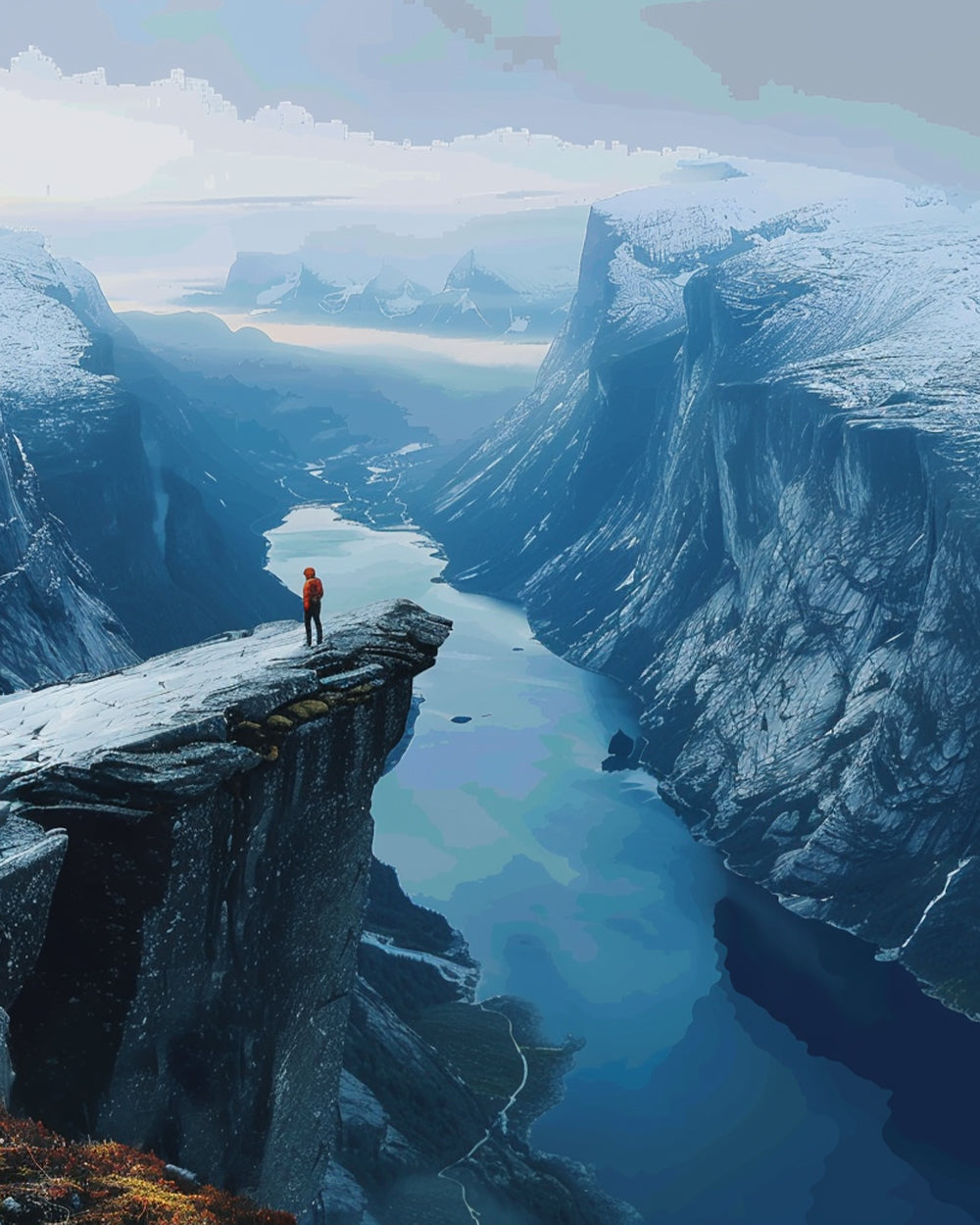 Klif en Vallei Diamond Painting