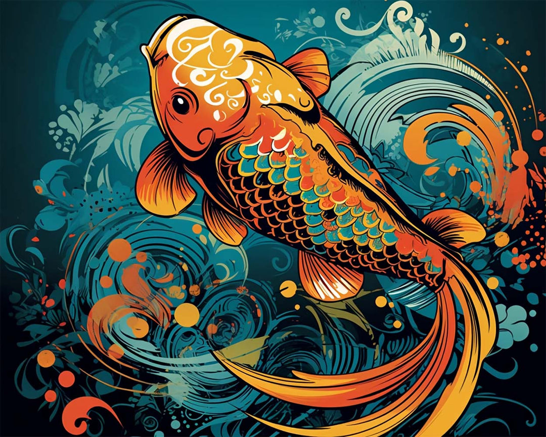 Koi Karper Diamond Painting