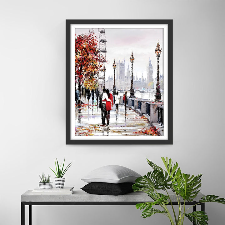 Koppel onder het Reuzenrad Diamond Painting