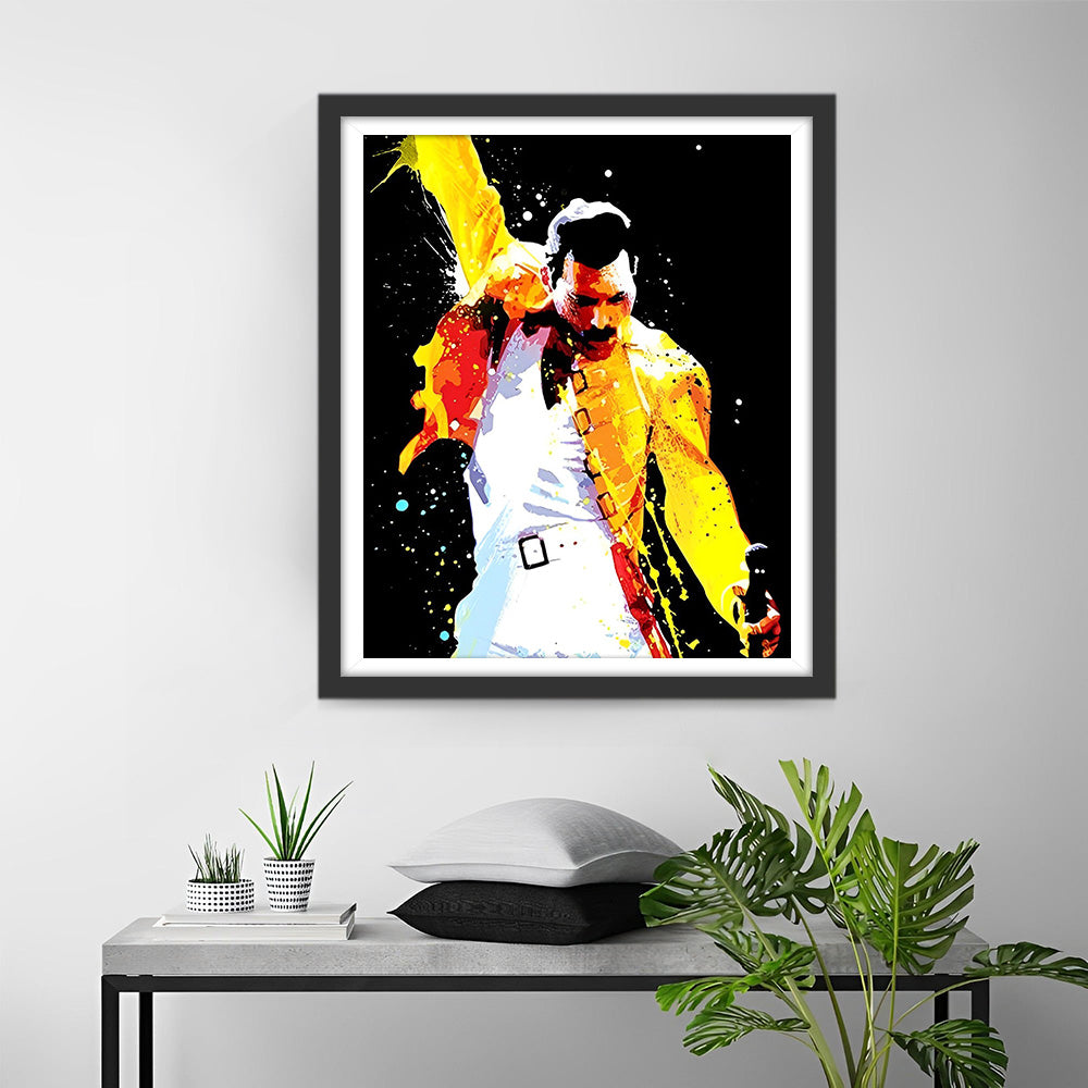 Legendarische Queen - Freddie Diamond Painting