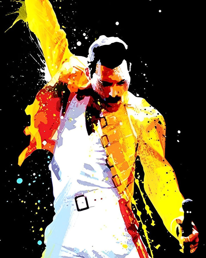 Legendarische Queen - Freddie Diamond Painting