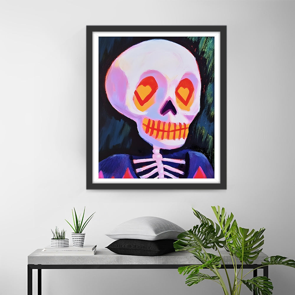 Liefde Brein Schedel Diamond Painting