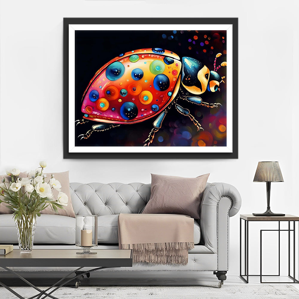 Lieveheersbeestje Diamond Painting