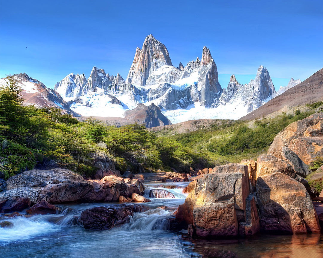 Magnifieke Rivieren en Bergen Diamond Painting