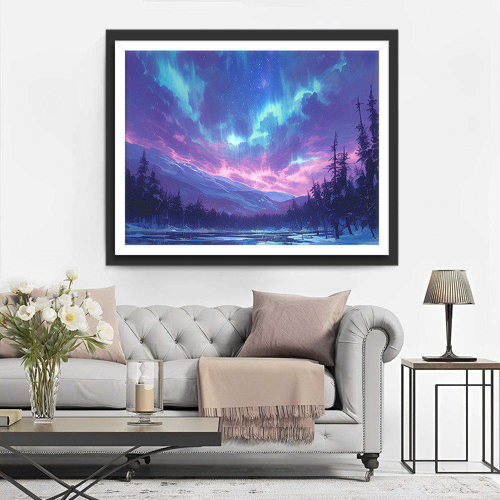 Mooie Aurora Diamond Painting