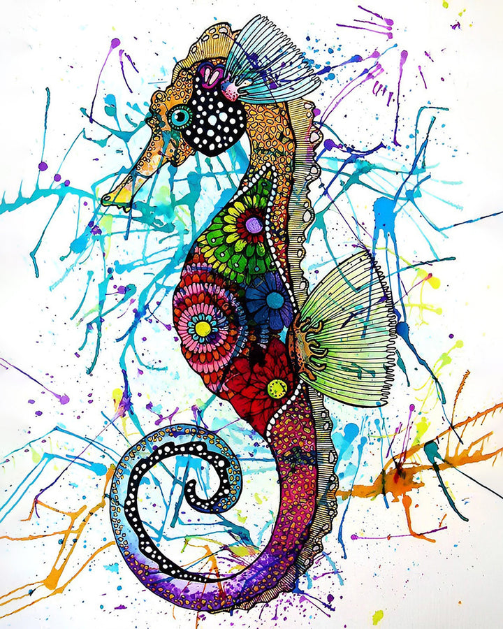 Mooie Zeepaard Diamond Painting